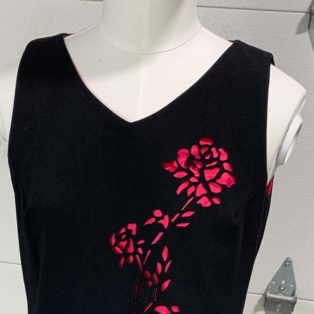 Positive Attitude A-line Petit black dress. Size 4